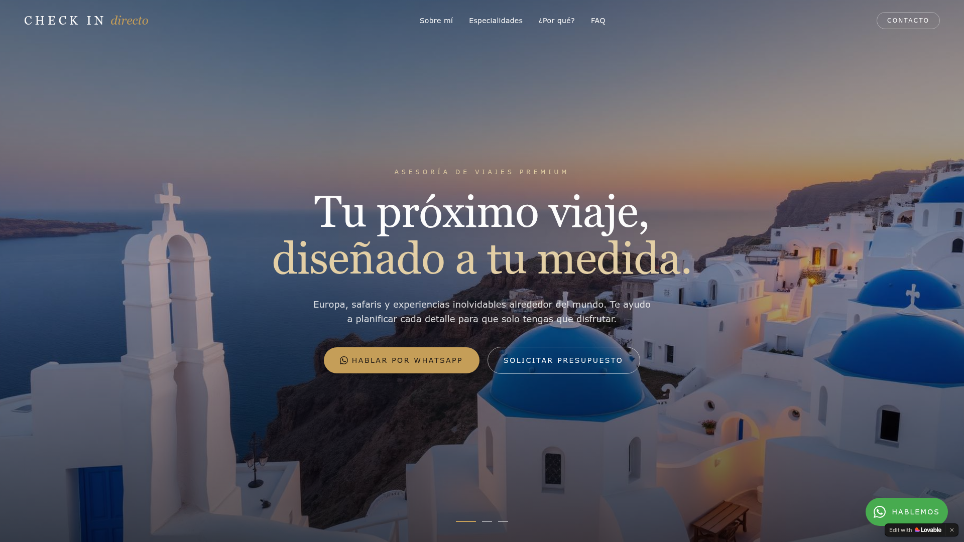 Check-in Directo - Agencia de viajes